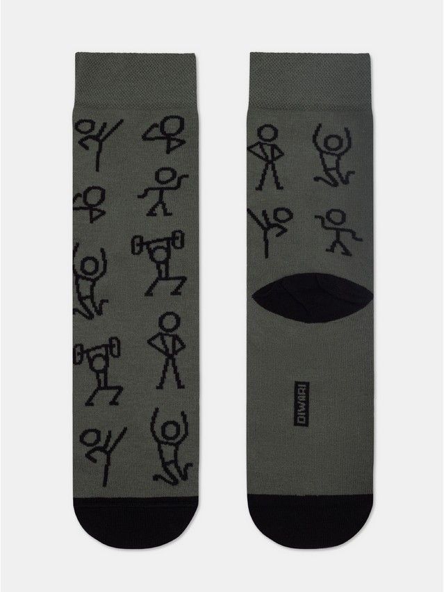 Skarpetki męskie DW HAPPY 17С-151СP, r.40-41, 188 khaki - 1