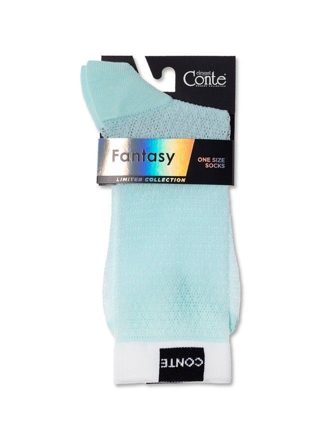 Skarpetki damskie CONTE ELEGANT FANTASY, r.36-37, 235 bladofioletowy - 4
