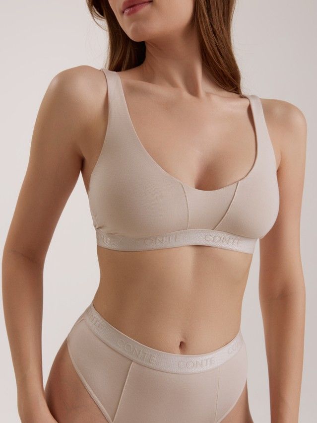 Bustier damski CE BODY TOUCH LBE 3192, r.170-88/S, beżowy - 1