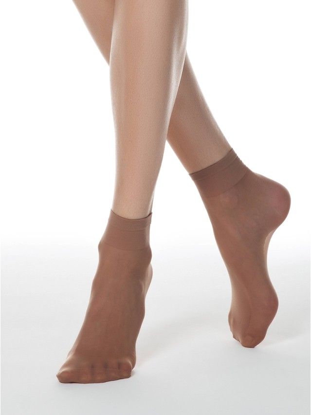 Skarpety damskie TENSION SOFT 20 (1 para),r. 23-25, bronz - 1
