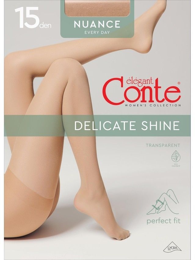 Rajstopy damskie CONTE ELEGANT NUANCE 15, r.2, natural - 4