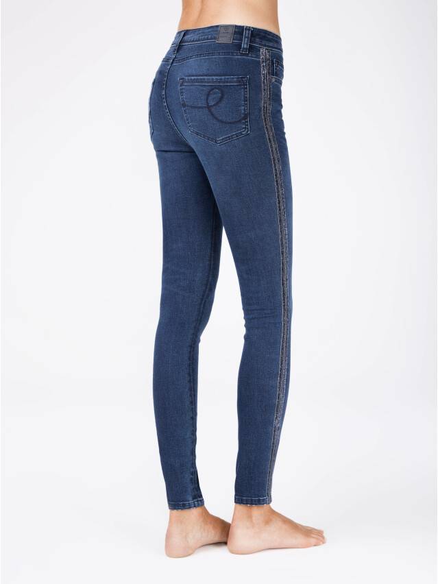 Spodnie jeansowe CONTE ELEGANT CON-99, r.170-90, ciemnoniebieski - 2