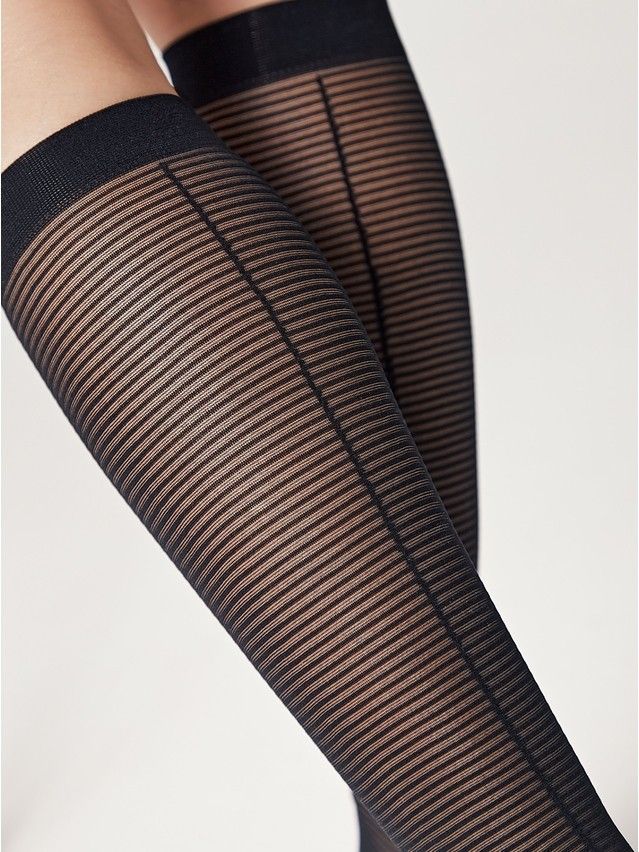 Podkolanówki damskie CONTE ELEGANT LINES, r.36-39, nero - 4