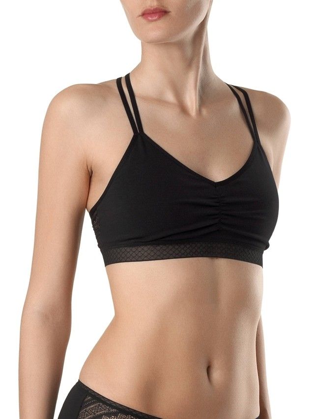 Bustier damskie MACRAMER ART LBE 773, r.170-88, czarny - 3