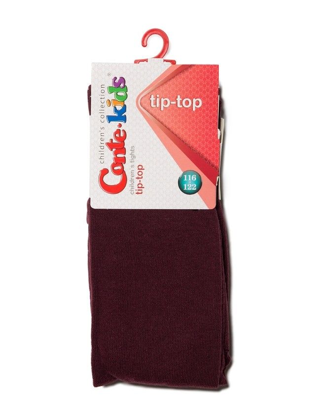 Rajstopy dziecięce TIP-TOP, r. 116-122 (18),000 ciemnobordowy - 2