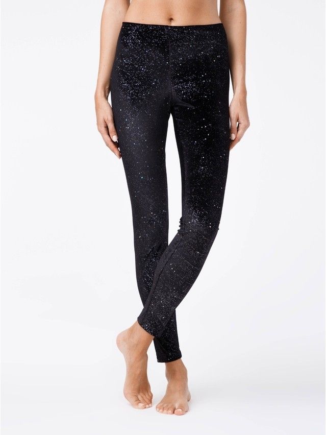 Legginsy damskie CONTE ELEGANT STAR, r.164-102, nero - 1