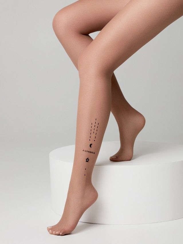 Rajstopy damskie CE FANTASY EUPHORIA, r.3, bronz - 3