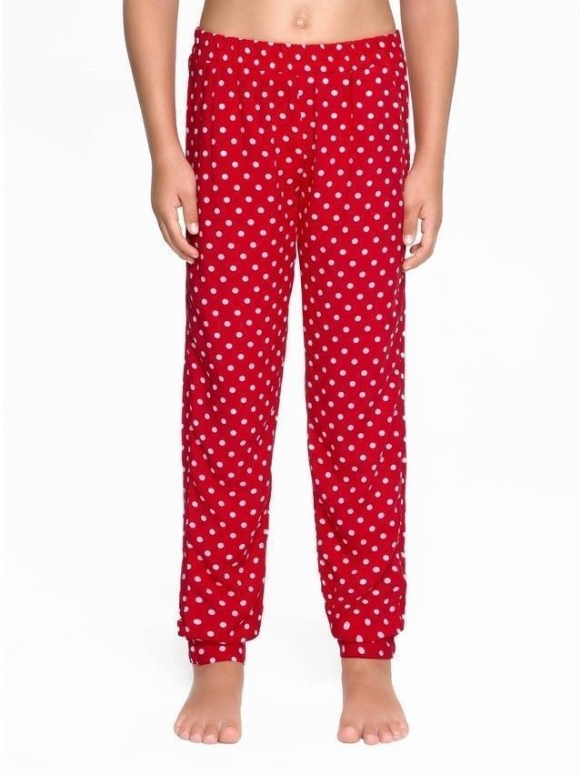 Spodnie dla dziewczynek CONTE ELEGANT PARTY, r.110-56-51, red-bubbles - 2