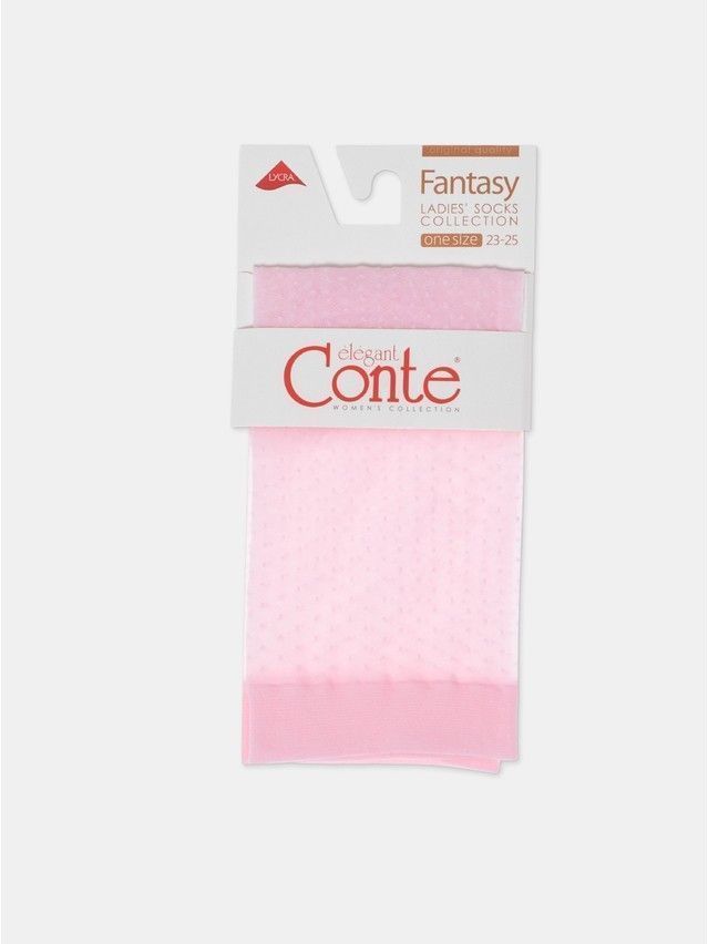 Skarpety damskie CONTE ELEGANT FANTASY, r.23-25, light pink - 7