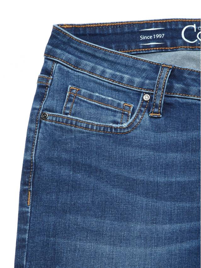 Proste jeansy ze średnim stanem CON-152 Lycra®, r.164-98, authentic blue - 5