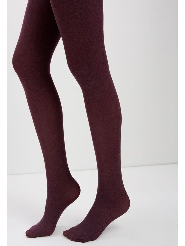 Rajstopy damskie CONTE ELEGANT TRENDY MELANGE, r.2, melanzana - 13