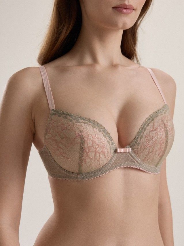 Biustonosz CE ROMANCE TB1209, r.70A, oliwkowy - 1