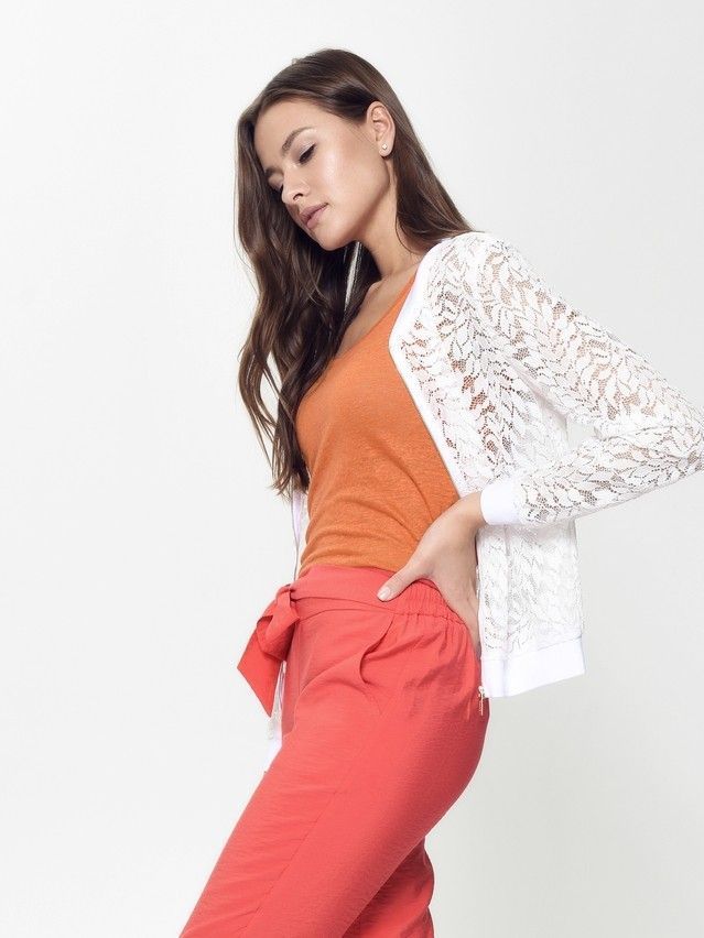 Top damski CONTE ELEGANT LD 920, r.170-100, apricot orange - 2