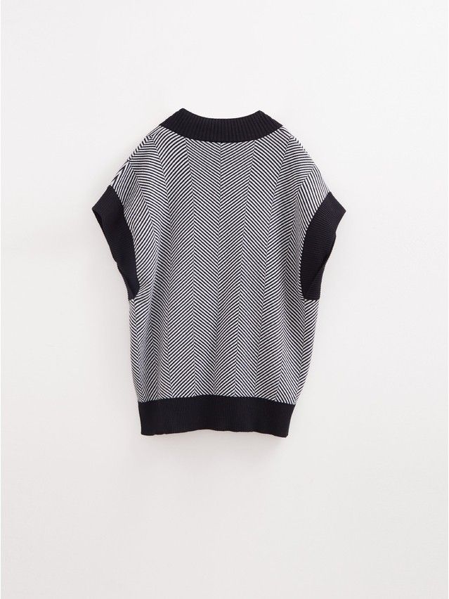 Жилет женский CE LDK2393 23С-93СП, р.170-92, black-white - 5