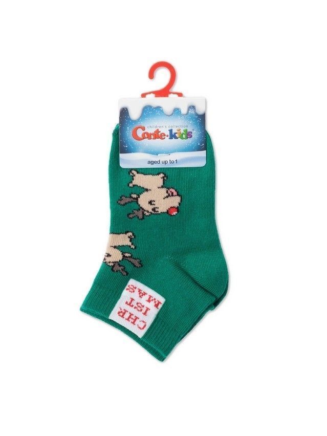 Носки детские CK NEW YEAR 21С-64СП, р.13-14, 649 зеленый - 2