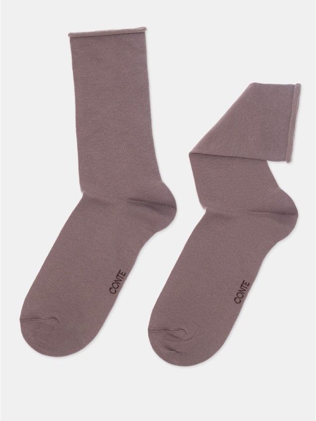 Skarpetki damskie bawełniane COMFORT (bez ściągacza),r. 36-38, 000 kakao - 6