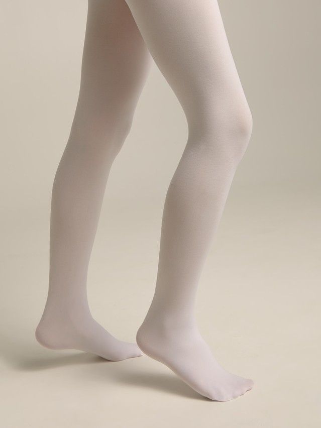 Rajstopy dziecięce VELOUR 60, r.104-110, bianco - 1