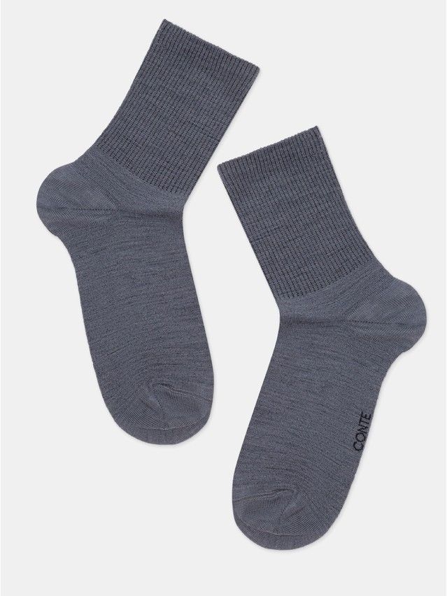 Skarpetki damskie wełniane COMFORT, r.36-38, 583 grafitowy - 7
