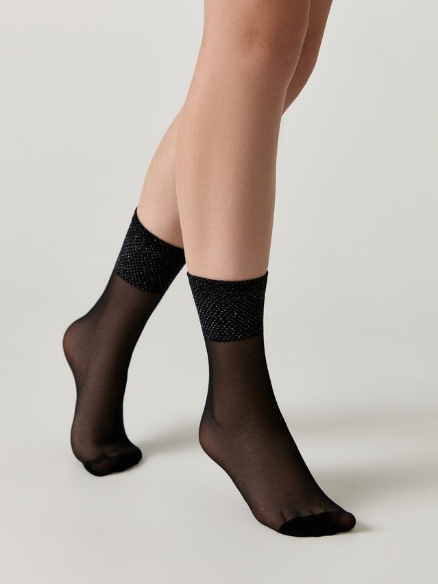 Skarpetki damskie CONTE ELEGANT FANTASY, r.36-39, , nero - 1