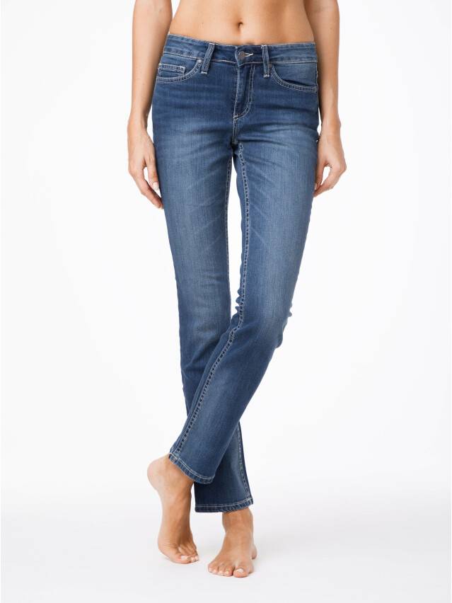 Spodnie jeansowe damskie CONTE ELEGANT 2091/49123, r.170-102, niebieski - 1