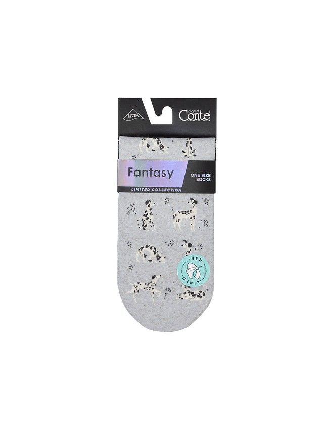 Skarpetki damskie CONTE ELEGANT FANTASY, r.36-38, 730 szary - 4