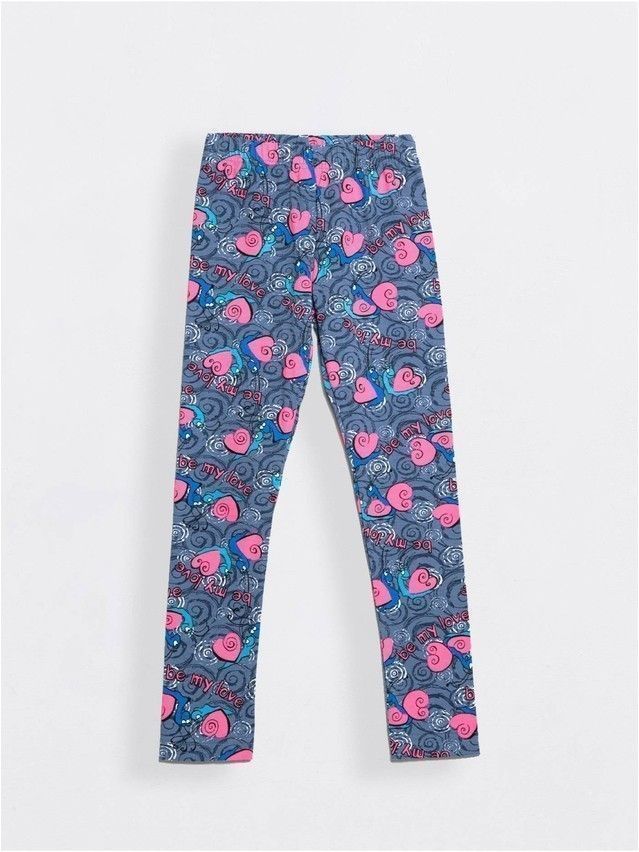 Legginsy dla dziewczynek CONTE ELEGANT WENDY, r.110,116-56, fumo-blue - 1