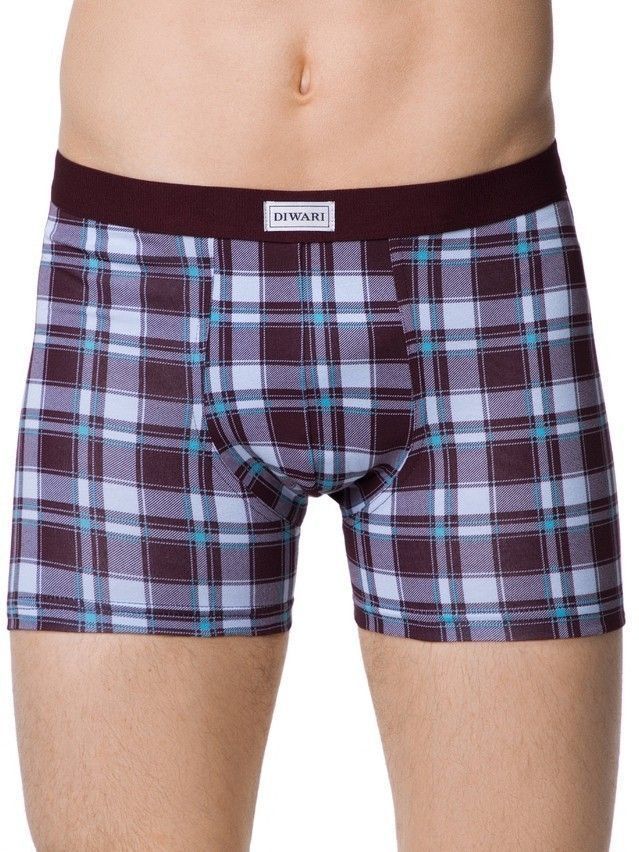 Majtki męskie SHAPE SHORTS 814, r.78,82, bordo-turquoise - 2