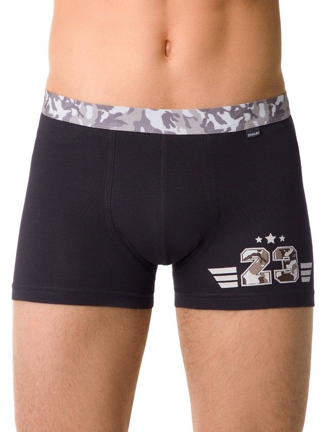 Bokserki męskie TATTOO MSH 862, r. 94, 98, kolor nero-beige - 1