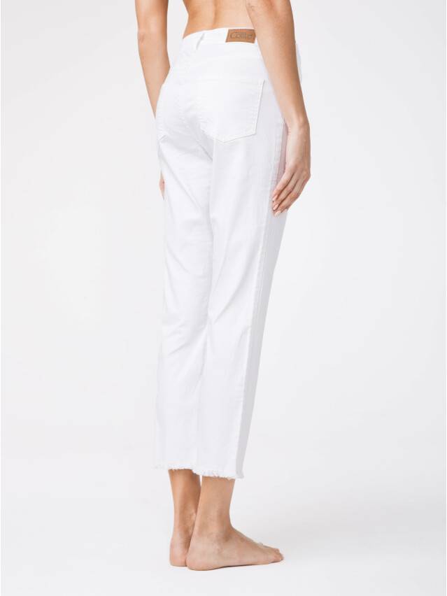 Spodnie denim CONTE ELEGANT CON-118, r.170-102, biały - 3