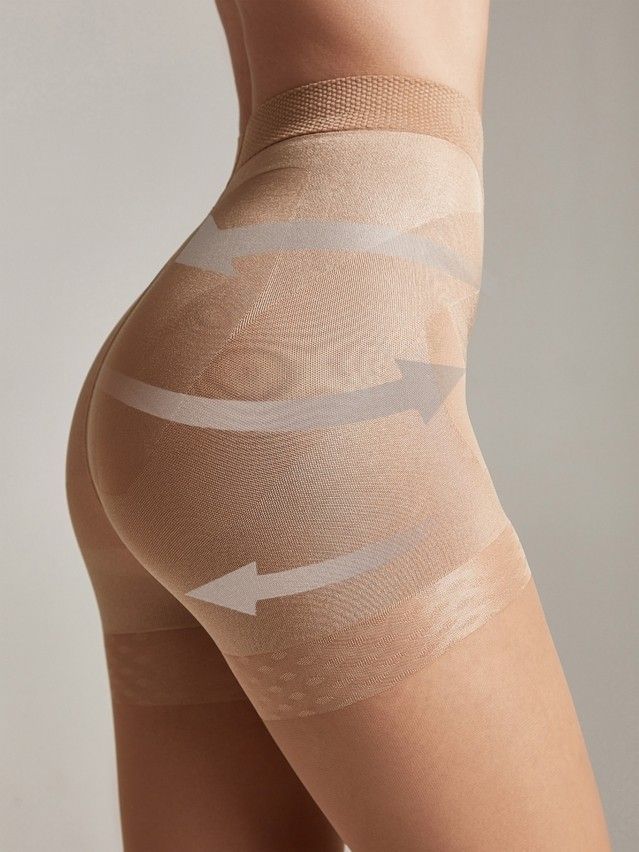 Rajstopy damskie X-PRESS 40, r. 2, bronz - 1