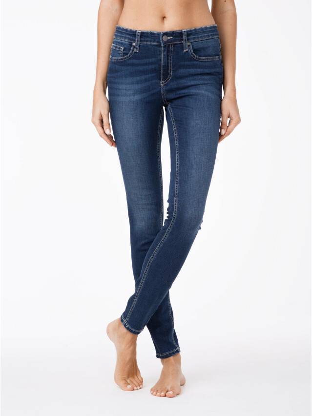 Spodnie jeansowe damskie CONTE ELEGANT CELG 4640/4915D, r.170-102, niebieski - 1