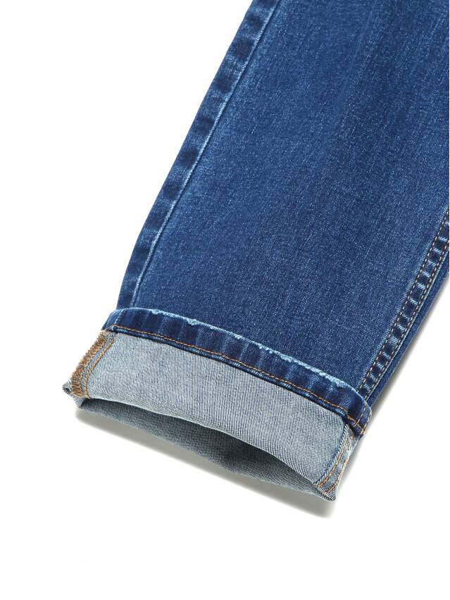 Proste jeansy ze średnim stanem CON-152 Lycra®, r.164-98, authentic blue - 8