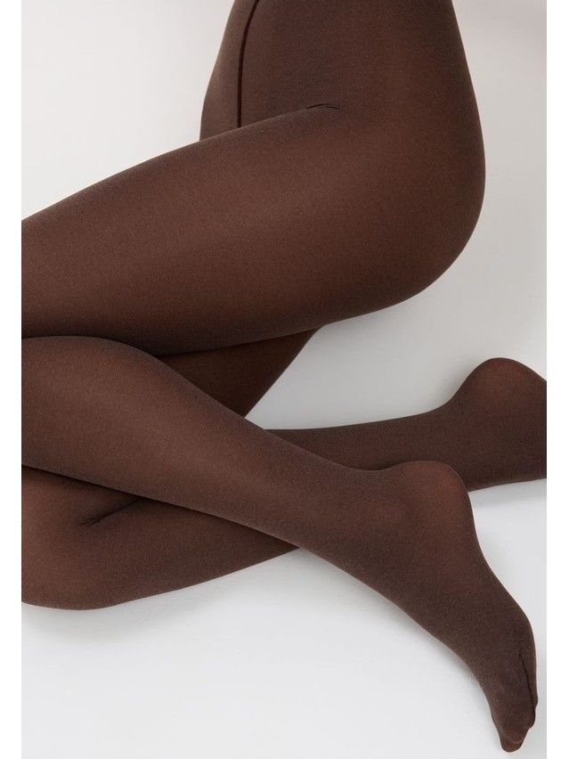 Rajstopy damskie CONTE ELEGANT TRENDY MELANGE, r.2, chocolate - 8