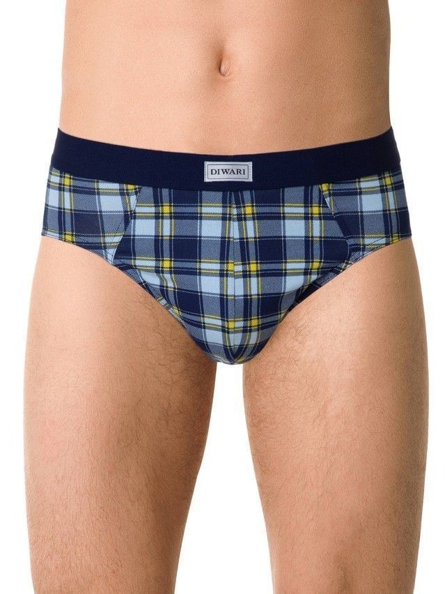 Majtki męskie SHAPE SLIP 815, r.78,82, royal blue-yellow - 2