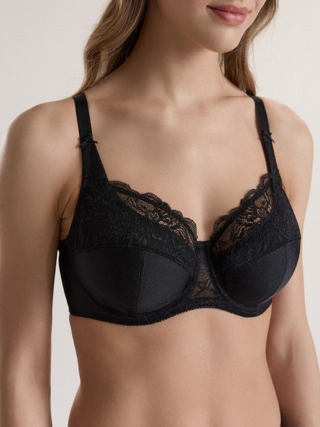 Biustonosz CONTE ELEGANT COMFORT PLUS RB6239, r.100D, czarny - 1