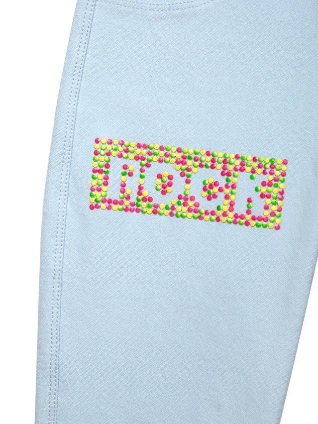 Legginsy dla dziewczynek CONTE ELEGANT ROCK STAR, r.122,128-64, crystal blue - 5