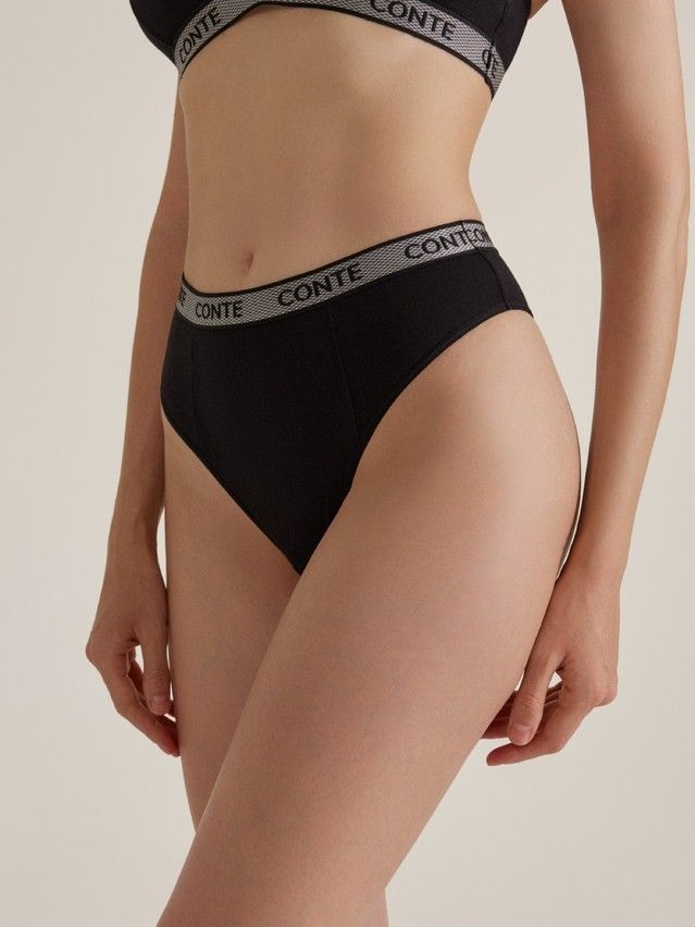 Majtki damskie CE BODY TOUCH LBR 3196, r.90/XS, czarny - 3