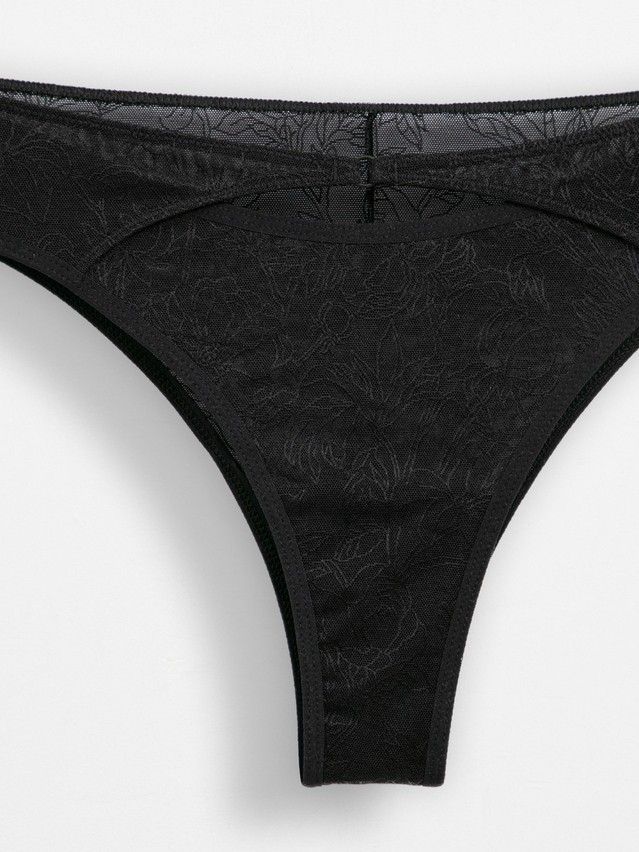 Majtki damskie CE FLORAL TATTOO LBR 2874, r.90/XS, czarny - 4