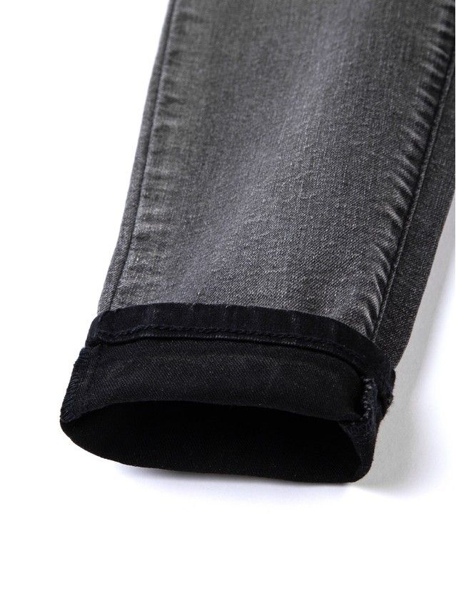 Spodnie denim CONTE ELEGANT CON-57, r.170-94, czarny - 8