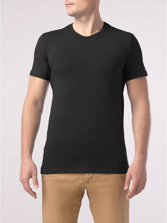 Koszulka męska DiWaRi BASIC MF 310-10, r.170,176-100, czarny - 6