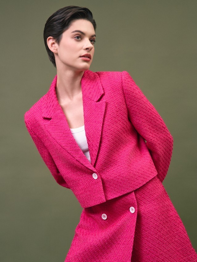 Жакет женский C LJ 3270, р.170-84-90, pink - 4