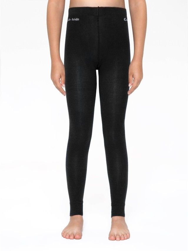 Legginsy dla dziewczynek VIVA, r. 116-122, 000 czarny - 1