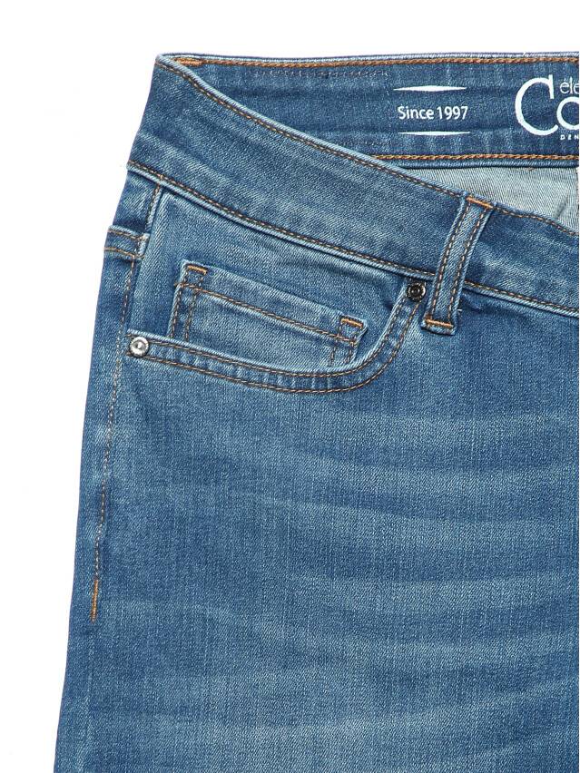 Proste jeansy ze średnim stanem CON-154 Lycra®, r.170-102, mid stone - 5
