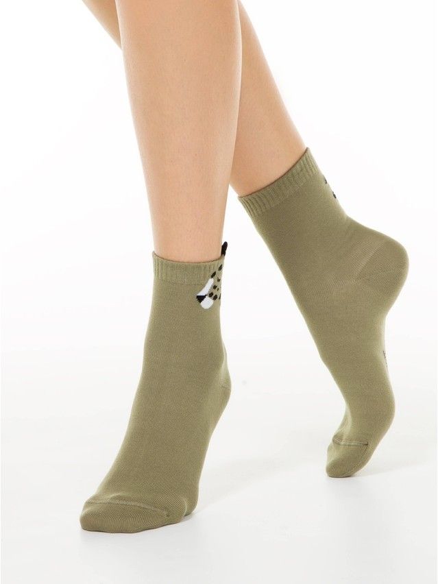 Skarpetki damskie CONTE ELEGANT CLASSIC, r.36-37, 249 khaki - 2