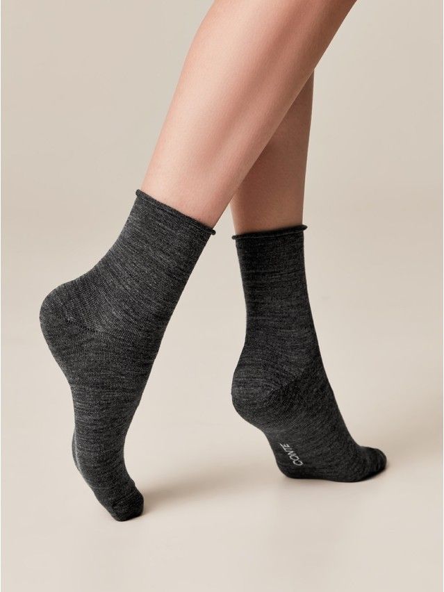 Skarpetki damskie CONTE ELEGANT COMFORT z wełną, r.36-37, 000 ciemnoszary - 3