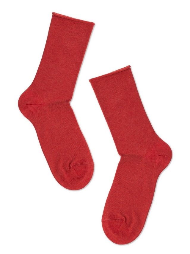 Skarpetki damskie bawełniane COMFORT (bez ściągacza),r. 36-37, 000 czerwony - 2