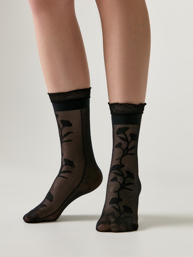 Skarpetki damskie CONTE ELEGANT FANTASY, r.36-39, , nero - 1