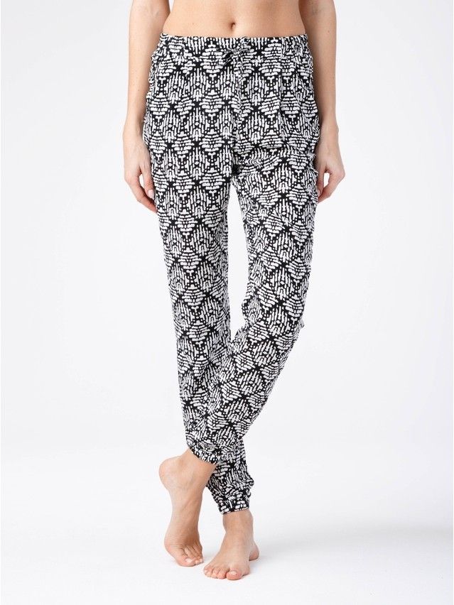 Spodnie damskie SAMIRA, r. 176-72-100, black-white - 1