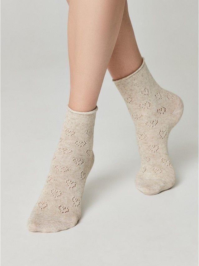 Skarpetki damskie CONTE ELEGANT CLASSIC, r.36-37, 542 beżowy - 4