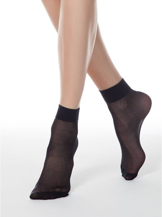 Skarpety damskie TENSION 20 (2 pary),r. 23-25, nero - 1